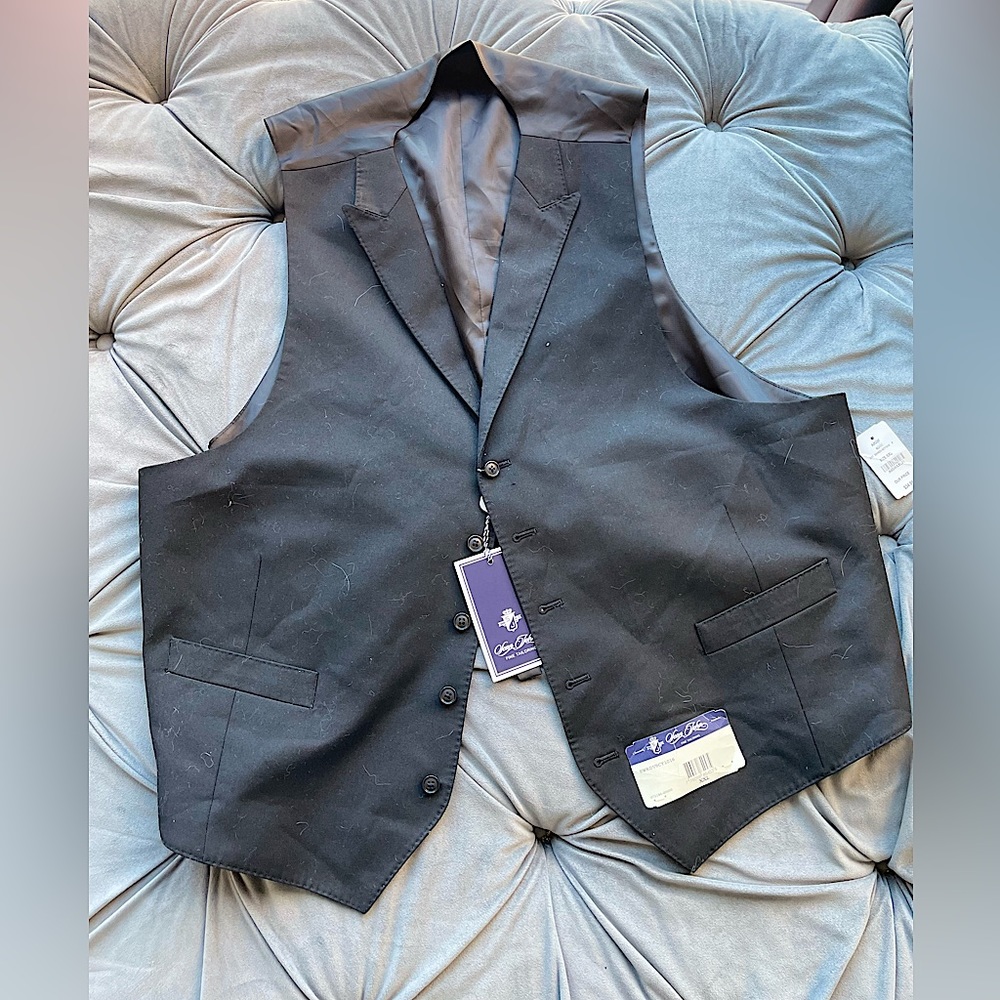Sean John’s Black Suit Vest Size XXL